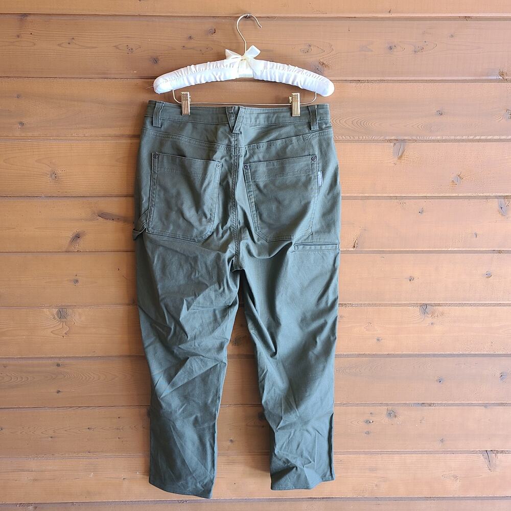 Duluth Pant Fire Hose Coolmax Trading Company Green Slim Leg Crop 10 Regular - Picture 4 of 6
